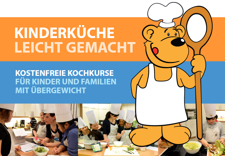Bärenstarke Familienküche 2025 - Kostenfreie Kochkurse für Kinder und Familien mit Übergewicht